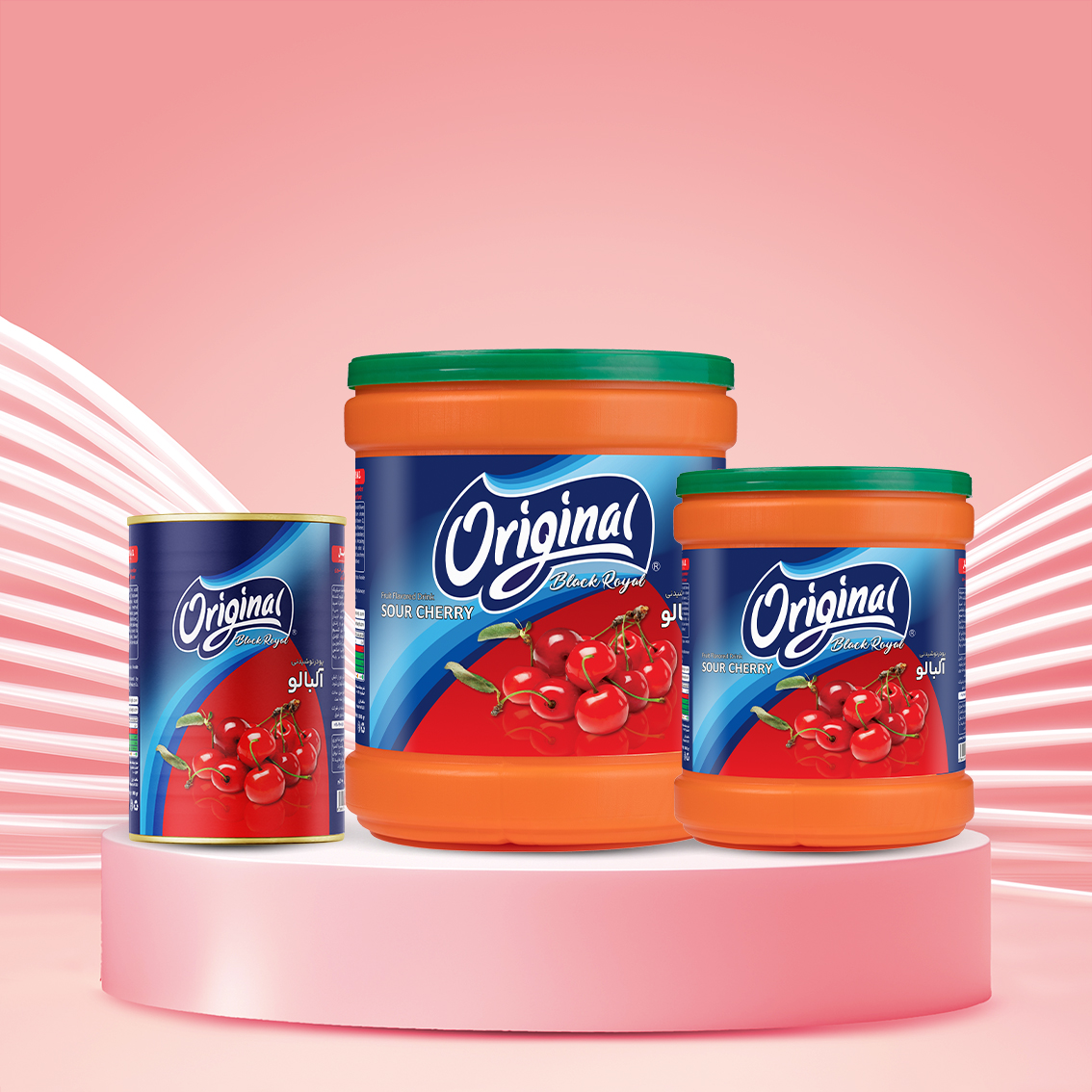 مسحوق شراب فوري الکرز الحامض اورجینال