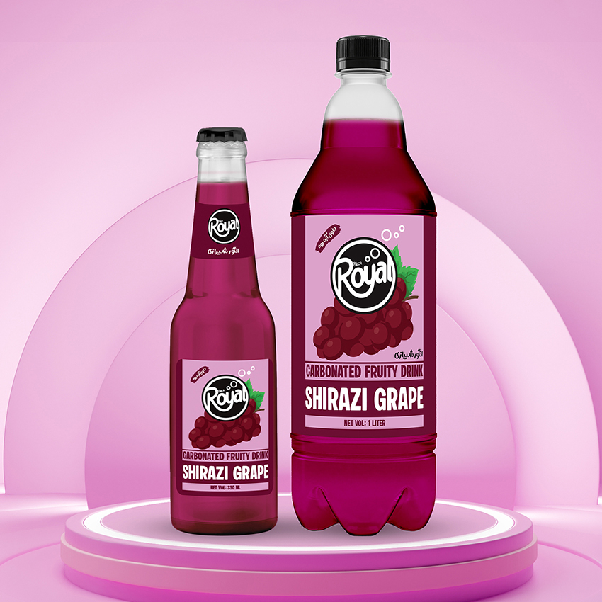 Royal Shirazi Grape Carbonated Fruit Drink